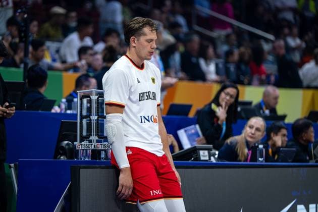 Basketball Manila Pasay 08.09.2023 FIBA Basketball World Cup 2023 Weltmeisterschaft der Männer Halbfinale Vereinigte Staaten von Amerika (USA) - Deutschland (GER) Moritz Wagner (Deutschland, No.13) vor dem Spiel