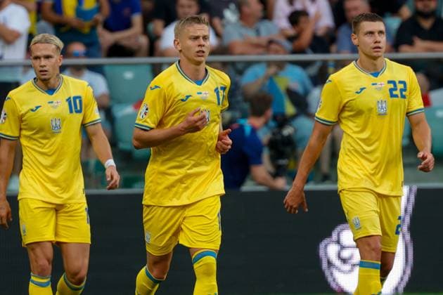 September 9, 2023, Wroclaw, Wroclaw, Poland: On September 9, a Euro 2024 qualifying match between Ukraine and England was played at the Tarczynski Arena in WrocAöaw. The match ended in a draw 1:1. There were 40,000 fans at the match. .In PIC:Olyksandyr Znicherenko Wroclaw Poland - ZUMAz123 20230909_zip_z123_100 Copyright: xKrzysztofxZatyckix