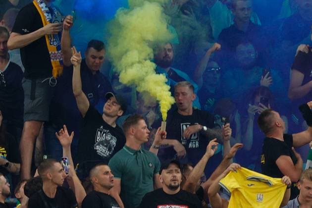 September 9, 2023, Wroclaw, Wroclaw, Poland: On September 9, a Euro 2024 qualifying match between Ukraine and England was played at the Tarczynski Arena in WrocAöaw. The match ended in a draw 1:1. There were 40,000 fans at the match. Wroclaw Poland - ZUMAz123 20230909_zip_z123_111 Copyright: xKrzysztofxZatyckix