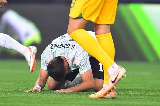 RECORD DATE NOT STATED Seleccion Mexicana 2023 Mexico 2-2 Australia Santiago Gimenez of Mexico during the game Mexico (Mexican national team, Nationalteam vs Australian National Team, International Friendly, Länderspiel, Nationalmannschaft at the AT-T Stadium, on September 9, 2023. <br><br> Santiago Gimenez de Mexico durante el partido Mexico (Seleccion Mexicana) vs Australia, Amistoso Internacional, en el Estadio AT-T, el 9 de septiembre de 2023. ARLINGTON CDMXTEXAS ESTADOS UNIDOS  Copyright: xAdrianxMaciasx 20230909220704_SMN_23_AM_MEX_AUS_GIMENEZ177