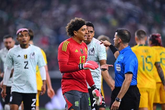 RECORD DATE NOT STATED Seleccion Mexicana 2023 Mexico 2-2 Australia Guillermo Ochoa of Mexico during the game Mexico (Mexican national team, Nationalteam vs Australian National Team, International Friendly, Länderspiel, Nationalmannschaft at the AT-T Stadium, on September 9, 2023. <br><br> Guillermo Ochoa de Mexico durante el partido Mexico (Seleccion Mexicana) vs Australia, Amistoso Internacional, en el Estadio AT-T, el 9 de septiembre de 2023. ARLINGTON CDMXTEXAS ESTADOS UNIDOS  Copyright: xJorgexMartinezx 20230909222633_SMN_23_AM_MEX_AUS_OCHOA198