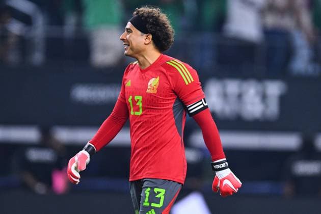 RECORD DATE NOT STATED Seleccion Mexicana 2023 Mexico vs Australia Guillermo Ochoa of Mexico during the game Mexico (Mexican national team, Nationalteam vs Australian National Team, International Friendly, Länderspiel, Nationalmannschaft at the AT-T Stadium, on September 9, 2023. <br><br> Guillermo Ochoa de Mexico durante el partido Mexico (Seleccion Mexicana) vs Australia, Amistoso Internacional, en el Estadio AT-T, el 9 de septiembre de 2023. ARLINGTON CDMXTEXAS ESTADOS UNIDOS  Copyright: xJorgexMartinezx 20230909224913_SMN_23_AM_MEX_AUS_OCHOA241