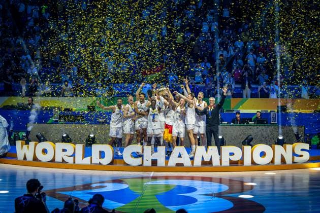 Sport Bilder des Tages Basketball Manila Pasay 10.09.2023 FIBA Basketball World Cup 2023 Weltmeisterschaft der Männer Finale Deutschland (GER) - Serbien (SRB)