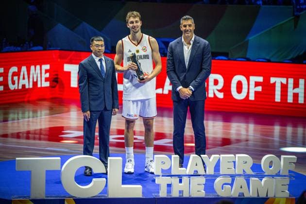 Basketball Manila Pasay 10.09.2023 FIBA Basketball World Cup 2023 Weltmeisterschaft der Männer Finale Deutschland (GER) - Serbien (SRB) MVP Franz Wagner (Deutschland, No.09)