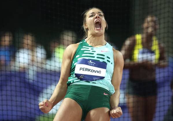 Bilder des Jahres 2023, Sport 09 September Sport Themen der Woche KW36 Sport Bilder des Tages (230911) -- ZAGREB, Sept. 11, 2023 -- Sandra Perkovic of Croatia reacts in the women s discus throw match during the World Athletics Continental Tour Gold meeting in Zagreb, Croatia, on Sept. 10, 2023. ( PIXSELL via Xinhua) (SP)CROATIA-ZAGREB-ATHLETICS-CONTINENTAL TOUR SanjinxStrukic 