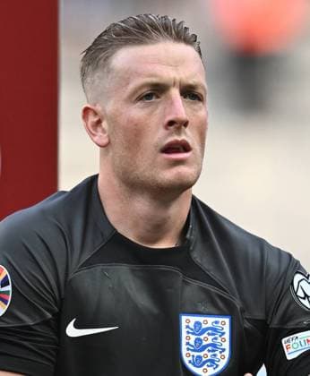 WROCLAW, POLAND - SEPTEMBER 9: headshot Jordan Pickford during the UEFA EURO, EM, Europameisterschaft,Fussball 2024 European qualifier match between Ukraine and England at Stadion Wroclaw on September 9, 2023 in Wroclaw, Ukraine v England: Group C - UEFA EURO 2024 European Qualifiers Copyright: xSebastianxFrejx