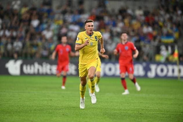 WROCLAW, POLAND - SEPTEMBER 9: Sergiy Sydorchuk during the UEFA EURO, EM, Europameisterschaft,Fussball 2024 European qualifier match between Ukraine and England at Stadion Wroclaw on September 9, 2023 in Wroclaw, Ukraine v England: Group C - UEFA EURO 2024 European Qualifiers Copyright: xSebastianxFrejx