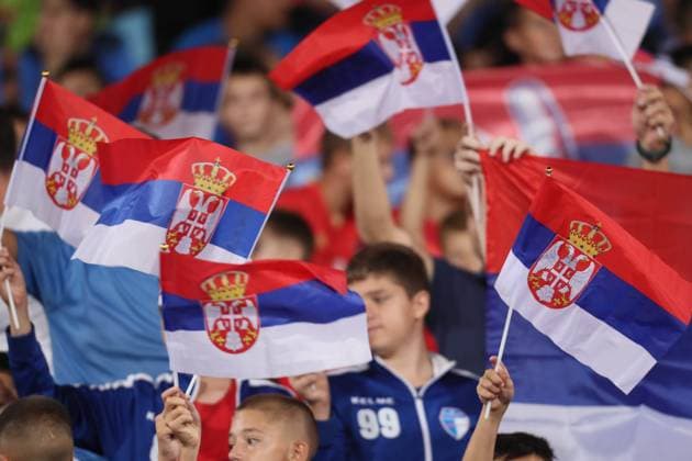 SERBIA vs HUNGARY SUPPORTERS football Serbia vs Hungary, Uefa European qualification match, Rajko Mitic stadium Belgrade, 07.09.2023. foto: FOOTBALL, SERBIA, HUNGARY, UEFA European Championship, EM, Europameisterschaft QUALIFICATION, EURO, RAJKO MITIC STADIUM Beograd Rajko Mitic stadium Serbia Copyright: xMarkoxMetlas xMNxPressx