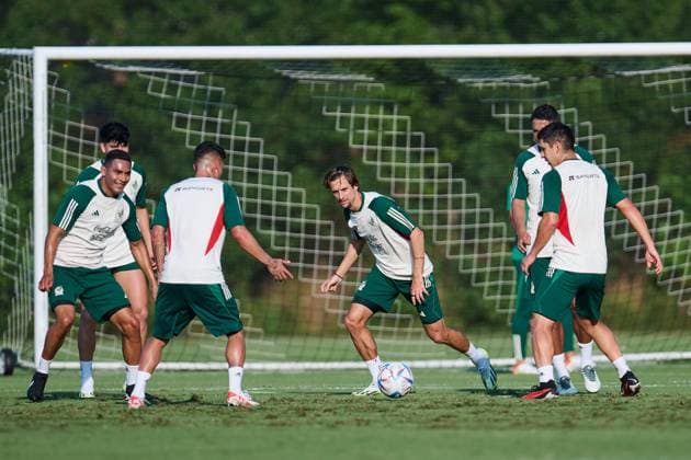 RECORD DATE NOT STATED Seleccion Mexicana 2023 Mexico team Training Session Jordi Cortizo during the Mexican national team, Nationalteam (Mexico) Training prior to the International Friendly, LÃ¤nderspiel, Nationalmannschaft match against the Uzbekistan National Team, at Childrens Healthcare of Atlanta Training Ground, on September 11, 2023. <br><br> Jordi Cortizo durante el Entrenamiento de la Seleccion de Mexico (Seleccion Mexicana) previo al partido amistoso internacional contra la Seleccion de Uzbekistan, en el Campo de Entrenamiento de Atencion Medica infantil de Atlanta, el 11 de septiembre de 2023. ATLANTA GEORGIA ESTADOS UNIDOS  Copyright: xJorgexMartinezx 20230911173955_SMN_23_MEX_TRAI_CORTIZO35