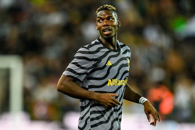 Pogba Provisionally Suspended For Anti-Doping Offence File photo dated August 20, 2023 of Juventus Paul Pogba portrait during warm up during Udinese Calcio vs Juventus FC, Italian soccer Serie A match in Udine, Italy. Juventus midfielder Paul Pogba has been provisionally suspended from playing because of an anti-doping offence. Italy s national anti-doping tribunal (Nado) said Pogba returned a test with elevated levels of testosterone after Juve s 3-0 win at Udinese on 20 August. France international Pogba, 30, was an unused substitute but was selected at random for post-match drug testing. If found guilty of doping, he could face a ban of between two and four years. Photo by Alessio Marini IPA ABACAPRESS.COM Udine Italy  Copyright: xIPA ABACAx 867368_009 IPA ABACAx 867368_009