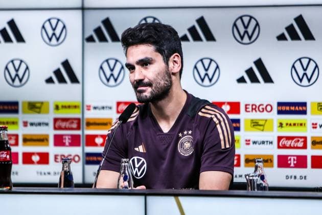 Fussball, Nationalmannschaft Saison 2023 2024 Abschlusstraining der deutschen Nationalmannschaft vor dem Länderspiel gegen Frankreich 11.09.2023, SIGNAL-IDUNA-PARK Dortmund Ilkay Gündogan (Deutschland, 21) Dortmund Signal-Iduna-Park Nordrhein-Westfahlen Deutschland