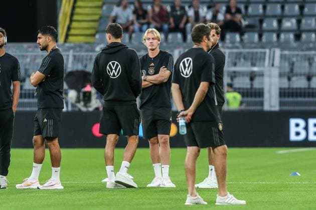Fussball, Nationalmannschaft Saison 2023 2024 Freundschafts Länderspiel Deutschland - Frankreich 12.09.2023, SIGNAL-IDUNA-PARK Dortmund Julian Brandt (Deutschland, 17) Dortmund Signal-Iduna-Park Nordrhein-Westfahlen Deutschland