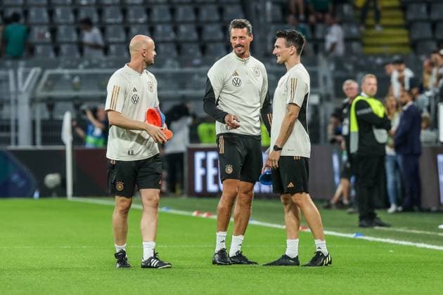 Fussball, Nationalmannschaft Saison 2023 2024 Freundschafts Länderspiel Deutschland - Frankreich 12.09.2023, SIGNAL-IDUNA-PARK Dortmund Sandro Wagner (Co Trainer, interimsweise Deutschland) Dortmund Signal-Iduna-Park Nordrhein-Westfahlen Deutschland