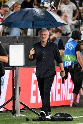 12.09.2023, xjhx, Fussball Länderspiel, Deutschland - Frankreich emspor, v.l. Interimstrainer Trainer Rudi Voeller Völler (Deutsche Fussball Nationalmannschaft DFB) (DFL DFB REGULATIONS PROHIBIT ANY USE OF PHOTOGRAPHS as IMAGE SEQUENCES and or QUASI-VIDEO) Dortmund