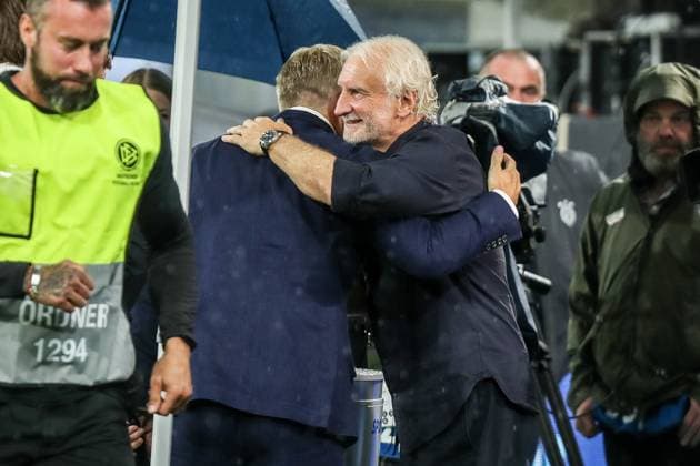 Fussball, Nationalmannschaft Saison 2023 2024 Freundschafts Länderspiel Deutschland - Frankreich 12.09.2023, SIGNAL-IDUNA-PARK Dortmund Rudi Völler (Direktor Nationalmannschaft und Trainer Deutschland) Dortmund Signal-Iduna-Park Nordrhein-Westfahlen Deutschland