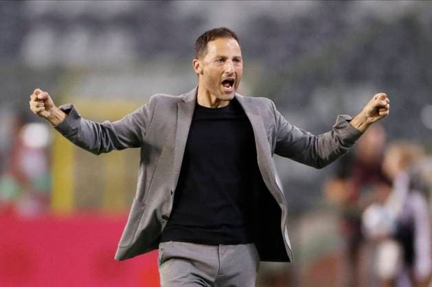 Belgium v Estonia European Qualifiers EURO 2024 BRUSSELS, BELGIUM - SEPTEMBER 12 : Tedesco Domenico head coach of Belgian Team celebrates during the European Qualifiers EURO 2024 qualification group F match between Belgium and Estonia on September 12, 2023 in Brussels, Belgium, 12 09 2023 Brussels Belgium  Copyright: xJbox
