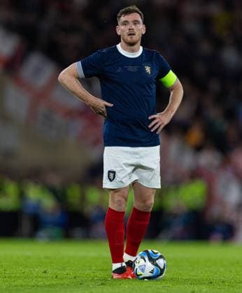 Football - International Friendly, Länderspiel, Nationalmannschaft - Scotland v England GLASGOW, SCOTLAND - Tuesday, September 12, 2023: Scotland s Andy Robertson during an International Friendly match between Scotland and England at Hampden Park. GLASGOW Hampden Park GLASGOW SCOTLAND  Copyright: xDavidxRawcliffex P2023-09-12-Scotland_England-32