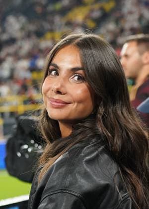 Nationalmannschaft, Fussball, Herren, Freundschaftsspiel, Länderspiel, Deutschland-Frankreich , 12.09.2023 , Signaliduna Park Dortmund Lea Wagner, ARD Moderatorin Deutschland, Aktion, Einzelbild