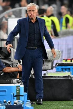 (230913) -- DORTMUND, Sept. 13, 2023 -- Didier Deschamps, head couch of France, reacts during a friendly match between Germany and France in Dortmund, Germany, Sept. 12, 2023. (Photo by Xinhua) (SP)GERMANY-DORTMUND-FOOTBALL-FRIENDLY MATCH-GERMANY VS FRANCE UlrichxHufnagel 