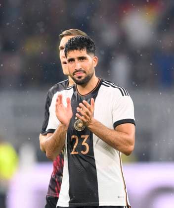 Emre CAN (GER) Gestik, Geste, klatscht, klatschend, Fussball Freundschaftsspiel, Deutschland (GER) - Frankreich (FRA) 2:1, am 12.09.2023 in Dortmund Deutschland. Â