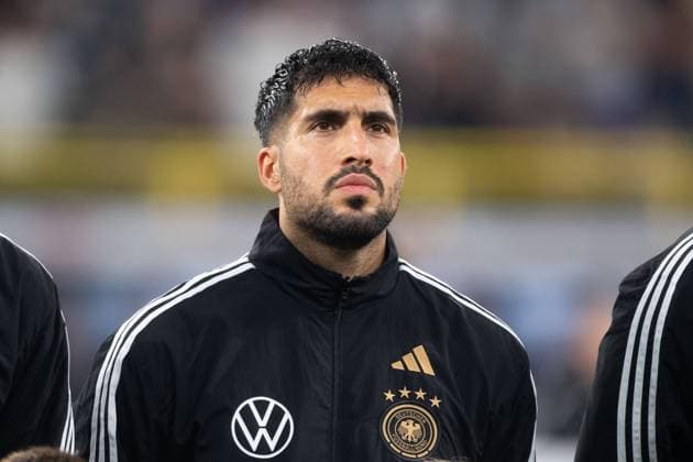 Emre CAN (GER), Portraet, Porträt, Portrait, Angeschnittenes Einzelbild, Einzelmotiv, Fussball Freundschaftsspiel, Deutschland (GER) - Frankreich (FRA) 2:1 am 12.09.2023 in Dortmund Deutschland. Â