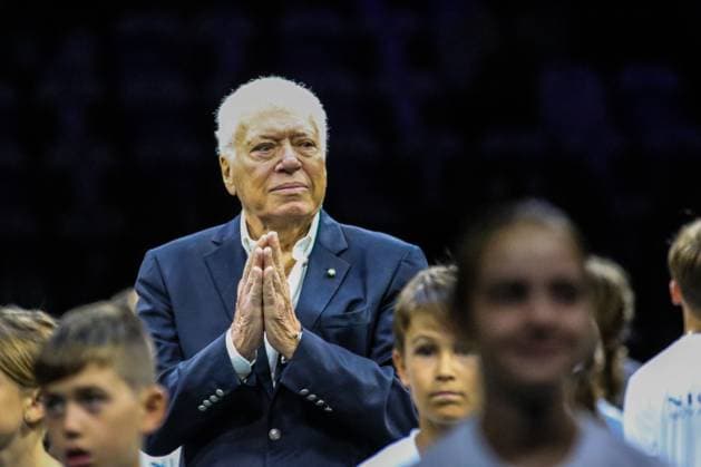BOLOGNA, ITALY - SEPTEMBER 13: Nicola Pietrangeli during Davis Cup Finals Group Stage Bologna - Day 2 at Unipol Arena on September 13, 2023 in Bologna, Italy. Bologna Unipol Arena Italy Copyright: xJustPictures.ch EurasiaxSportxImagesx jp-en-EuSpIm-1R3C4412 20230913