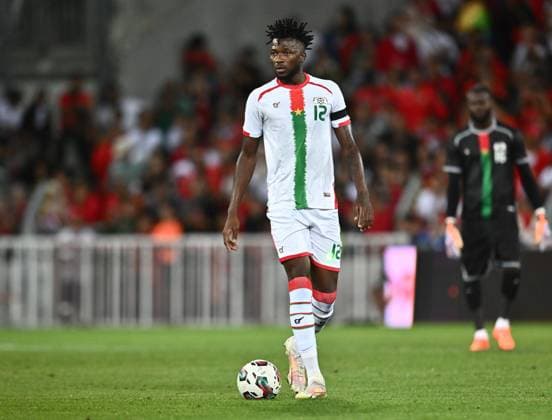 LENS, FRANCE - SEPTEMBER 12: Edmond Tapsoba of Burkina Faso during the Internacional Friendly match between Morocco and Burkina Faso at Stade Bollaert-Delelis on September 12, 2023 in Lens, France. Photo Sebastian Frej Morocco v Burkina Faso- Internacional Friendly Copyright: xSebastianxFrejx