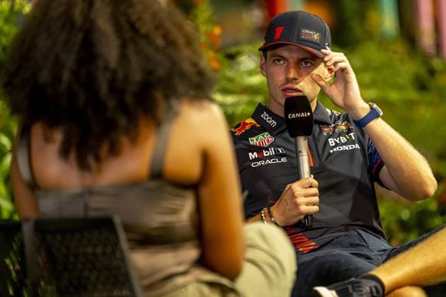 Singapore - 14-09-2023, Marina Bay Street Circuit, Max Verstappen at the Formula 1 Singapore Grand Prix 2023 Thursday Formula 1 Singapore Grand Prix 2023 Thursday  x22337535x Copyright: