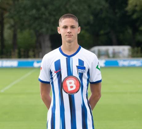 Bence Dardai (Hertha BSC); Hertha BSC; 2. Bundesliga, Porträttermin 2023 2024, 14.09. 2023, Copyright: xSebastianxRäppold MatthiasxKochx
