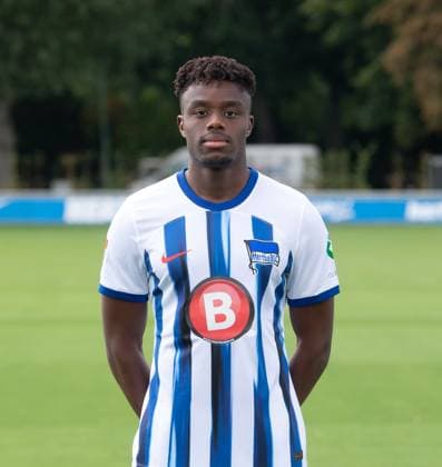 Anderson Lucoqui (Hertha BSC); Hertha BSC; 2. Bundesliga, Porträttermin 2023 2024, 14.09. 2023, Copyright: xSebastianxRäppold MatthiasxKochx