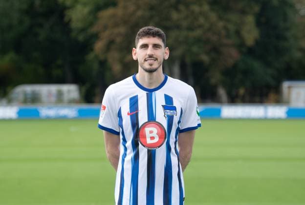 Agustin Rogel (Hertha BSC); Hertha BSC; 2. Bundesliga, Porträttermin 2023 2024, 14.09. 2023, Copyright: xSebastianxRäppold MatthiasxKochx