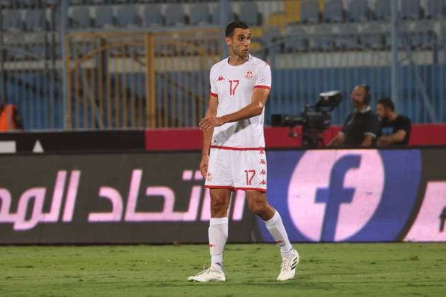 Egypt, Cairo - 12 September 2023 - Ellyes Skhiri of Tunisia during friendly international match, Länderspiel, Nationalmannschaft between Egypt and Tunisia at 30th June Stadium in Cairo. Egypt. (Photo M.Bayoumy SFSI) Egypt v Tunisia - friendly international match Copyright: xM.Bayoumy SFSIx