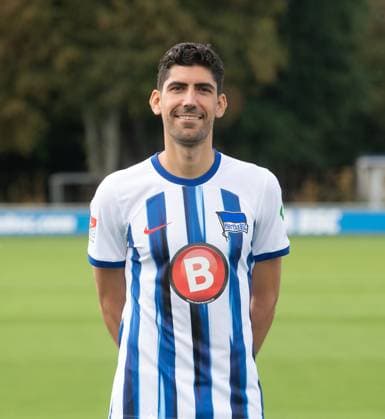 Andreas Bouchalakis (Hertha BSC); Hertha BSC; 2. Bundesliga, Porträttermin 2023 2024, 14.09. 2023, Copyright: xSebastianxRäppold MatthiasxKochx