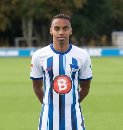Bilal Hussein (Hertha BSC); Hertha BSC; 2. Bundesliga, Porträttermin 2023 2024, 14.09. 2023, Copyright: xSebastianxRäppold MatthiasxKochx
