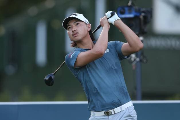 BMW PGA, Golf Herren Championship, Round 1, DP World Tour, European Tour, Wentworth Golf Club, Surrey, UK. - 14th September 2023. Min Woo Lee of Australia. - BMW PGA Championship, Round 1, DP World Tour, European Tour, Wentworth Golf Club, Surrey, UK. - 14th September 2023. Surrey Wentworth Golf Course United Kingdom Copyright: xDanxWeirx CP_BMW_PGA_Championship_Round_1_79