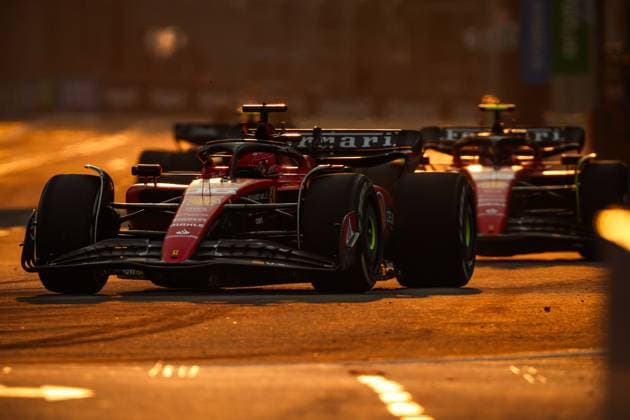 16 Charles Leclerc (MCO, Scuderia Ferrari), F1 Grand Prix of Singapore at Marina Bay Street Circuit on September 15, 2023 in Singapore, Singapore. (Photo by HOCH ZWEI) Singapore Singapore