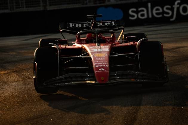 16 Charles Leclerc (MCO, Scuderia Ferrari), F1 Grand Prix of Singapore at Marina Bay Street Circuit on September 15, 2023 in Singapore, Singapore. (Photo by HOCH ZWEI) Singapore Singapore