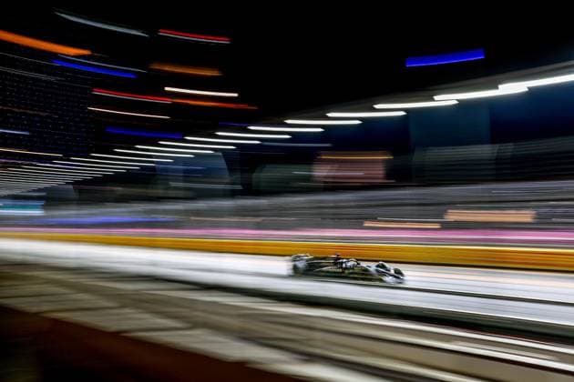 63 George Russell (GBR, Mercedes-AMG Petronas F1 Team), F1 Grand Prix of Singapore at Marina Bay Street Circuit on September 15, 2023 in Singapore, Singapore. (Photo by HOCH ZWEI) Singapore Singapore