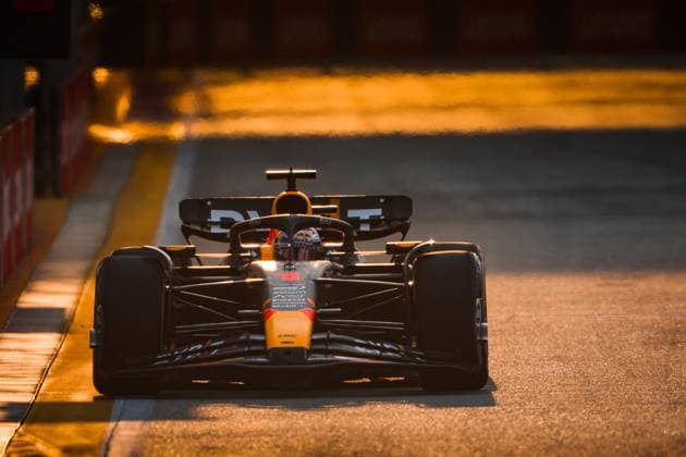 1 Max Verstappen (NLD, Oracle Red Bull Racing), F1 Grand Prix of Singapore at Marina Bay Street Circuit on September 15, 2023 in Singapore, Singapore. (Photo by HOCH ZWEI) Singapore Singapore
