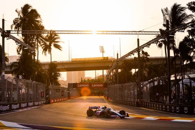 10 Pierre Gasly (FRA, BWT Alpine F1 Team), F1 Grand Prix of Singapore at Marina Bay Street Circuit on September 15, 2023 in Singapore, Singapore. (Photo by HOCH ZWEI) Singapore Singapore