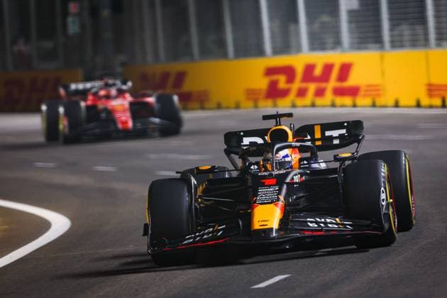 1 Max Verstappen (NLD, Oracle Red Bull Racing), F1 Grand Prix of Singapore at Marina Bay Street Circuit on September 15, 2023 in Singapore, Singapore. (Photo by HOCH ZWEI) Singapore Singapore
