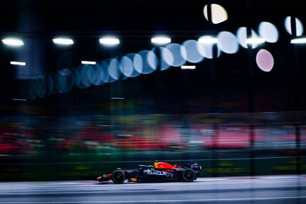11 Sergio Perez (MEX, Oracle Red Bull Racing), F1 Grand Prix of Singapore at Marina Bay Street Circuit on September 15, 2023 in Singapore, Singapore. (Photo by HOCH ZWEI) Singapore Singapore