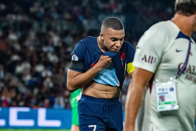 Kylian Mbappe (Paris SG) FOOTBALL : Paris Saint Germain - OGC Nice - Ligue 1 - JournÃ e 5 - 15 09 2023 BaptisteAutissier Panoramic 