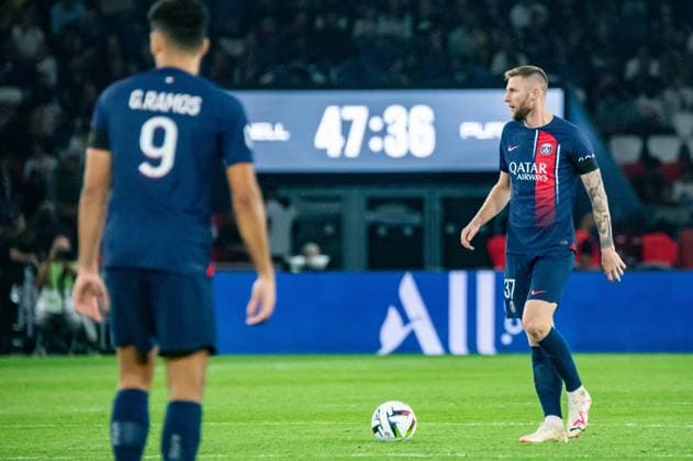 Milan Skriniar (Paris SG) FOOTBALL : Paris Saint Germain - OGC Nice - Ligue 1 - JournÃ e 5 - 15 09 2023 BaptisteAutissier Panoramic 