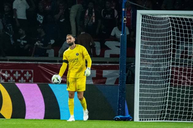 Gianluigi Donnarumma (Paris SG) FOOTBALL : Paris Saint Germain - OGC Nice - Ligue 1 - JournÃ e 5 - 15 09 2023 BaptisteAutissier Panoramic 