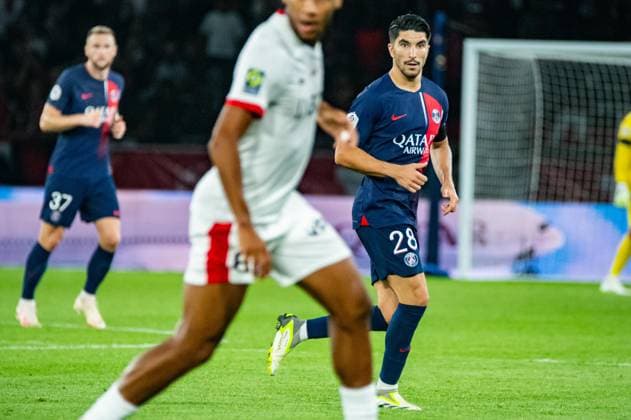 Carlos Soler (Paris SG) FOOTBALL : Paris Saint Germain - OGC Nice - Ligue 1 - JournÃ e 5 - 15 09 2023 BaptisteAutissier Panoramic 