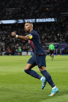 September 15, 2023, Paris, Paris, France, France: Kylian Mbappo of PSG celebrates after scoring a goal during a match between PSG and Nice as part of Ligue 1 at Parc des Princes on September 15, 2023 in Paris, France. ( Pximages) Paris France - ZUMAp175 20230915_zsa_p175_001 Copyright: xJosexPrestesx