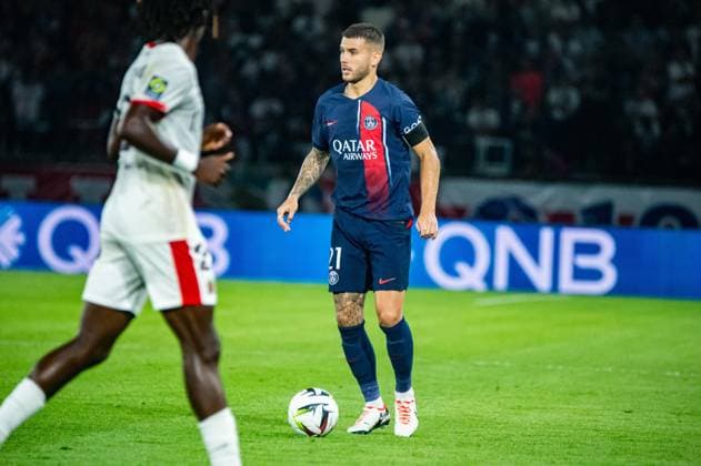 Lucas Hernandez (Paris SG) FOOTBALL : Paris Saint Germain - OGC Nice - Ligue 1 - JournÃ e 5 - 15 09 2023 BaptisteAutissier Panoramic 