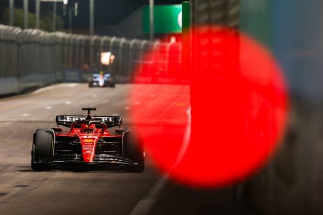 16 Charles Leclerc (MCO, Scuderia Ferrari), F1 Grand Prix of Singapore at Marina Bay Street Circuit on September 15, 2023 in Singapore, Singapore. (Photo by HOCH ZWEI) Singapore Singapore