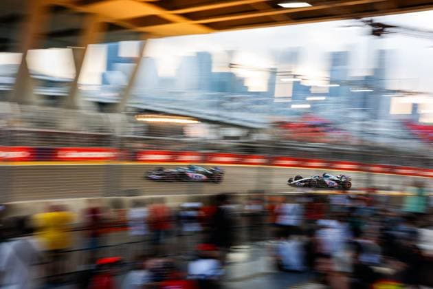 31 Esteban Ocon (FRA, BWT Alpine F1 Team), F1 Grand Prix of Singapore at Marina Bay Street Circuit on September 16, 2023 in Singapore, Singapore. (Photo by HOCH ZWEI) Singapore Singapore